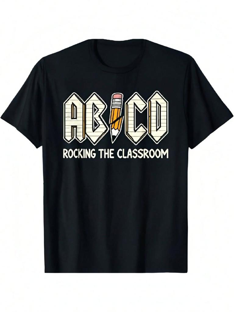 Abcd Prof Nouveauté Drôle Rentrée des Classes T-shirt Professeur_1yy