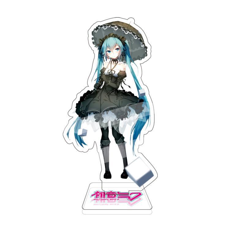 Miku Hatsune Large Acrylic Stand 15Cm Double Sided Anime Figure Vocaloid Luo Tianyi Anime Merchandise Collectible Display Stand