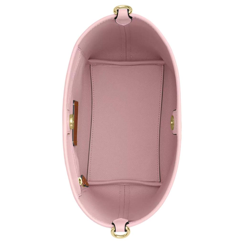 Coach City Bucket 17 Metal Logo Coated Canvas Bucket Bag Women Bags Pink CT800-IMPO