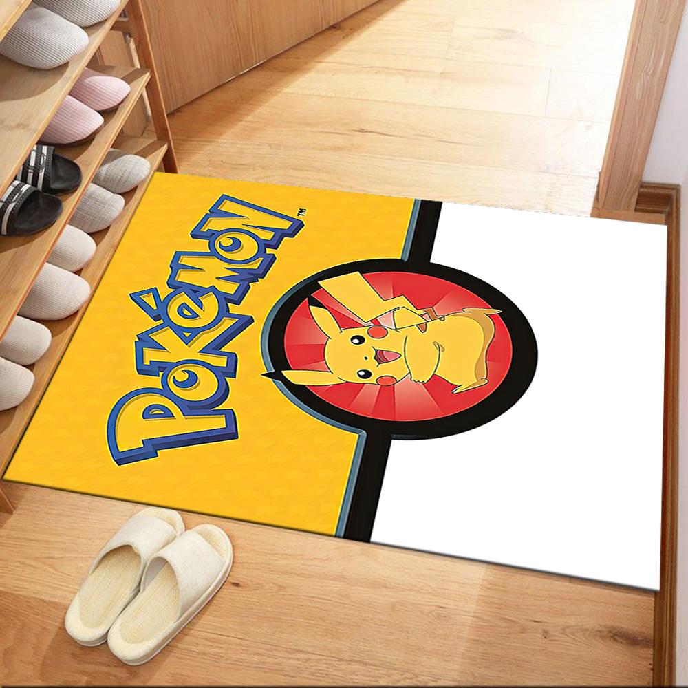 Pikachu Minimalist Artwork Square rugs are a great choice for living rooms, bedrooms, home décor, and as gifts.