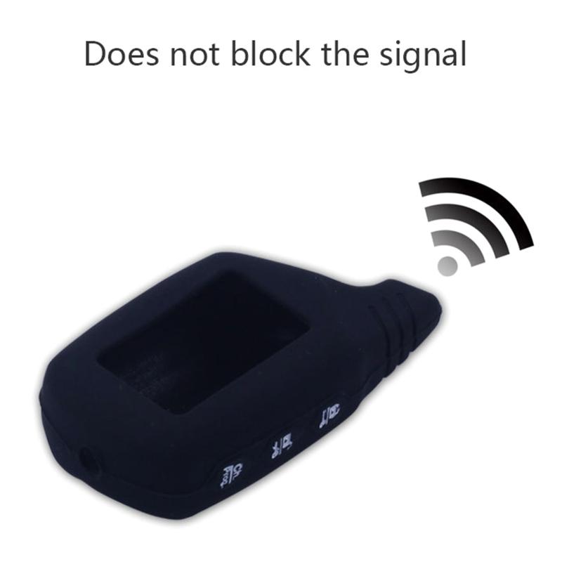 For B9 B91 B6 B61 A91 A61 V7 Silicone Cover for Key for Case Car Alarm Remote Controller LCD Transmitter Keychain Access