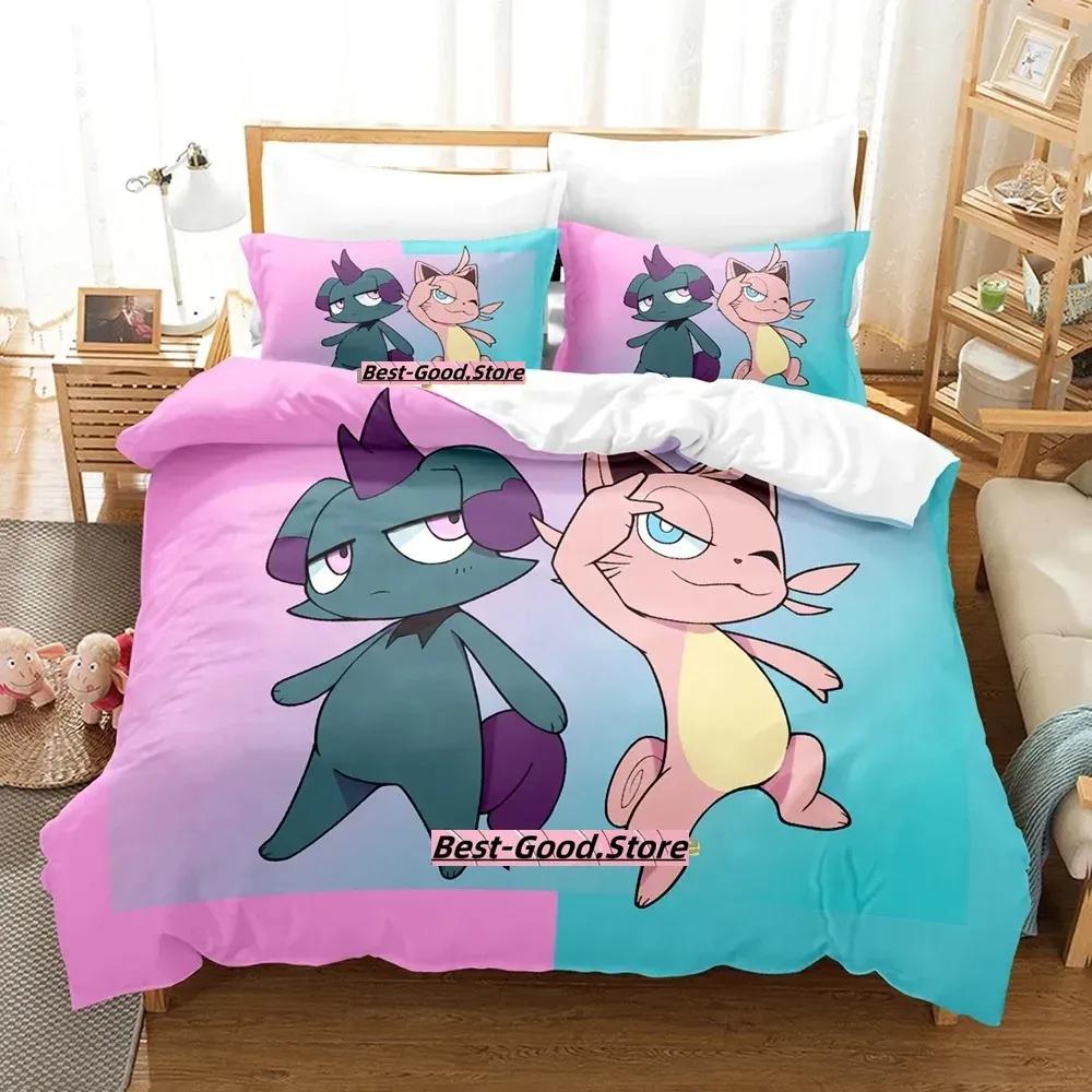 

Depresso Bedding Set Single Twin Full Queen King Size Bed Set Adult Kid Bedroom Duvetcover Sets 3D Print Anime Bed Sheet Set EU Single(135*200cm)3pcs