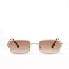 Glasses S3057 Metal Retro Square Small Frame Sunglasses, Student Sunglasses For Women