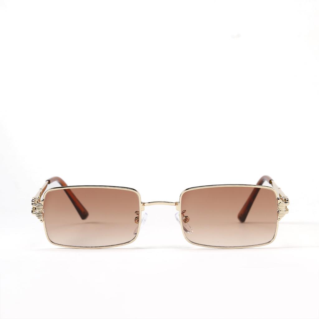 Glasses S3057 Metal Retro Square Small Frame Sunglasses, Student Sunglasses For Women