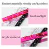 5 Grids Acrylic Clear Nail Brush Shelf Portable Mini crystal Painting Pen Rest Holder Stand Colorful UV Gel Brush Display Holder