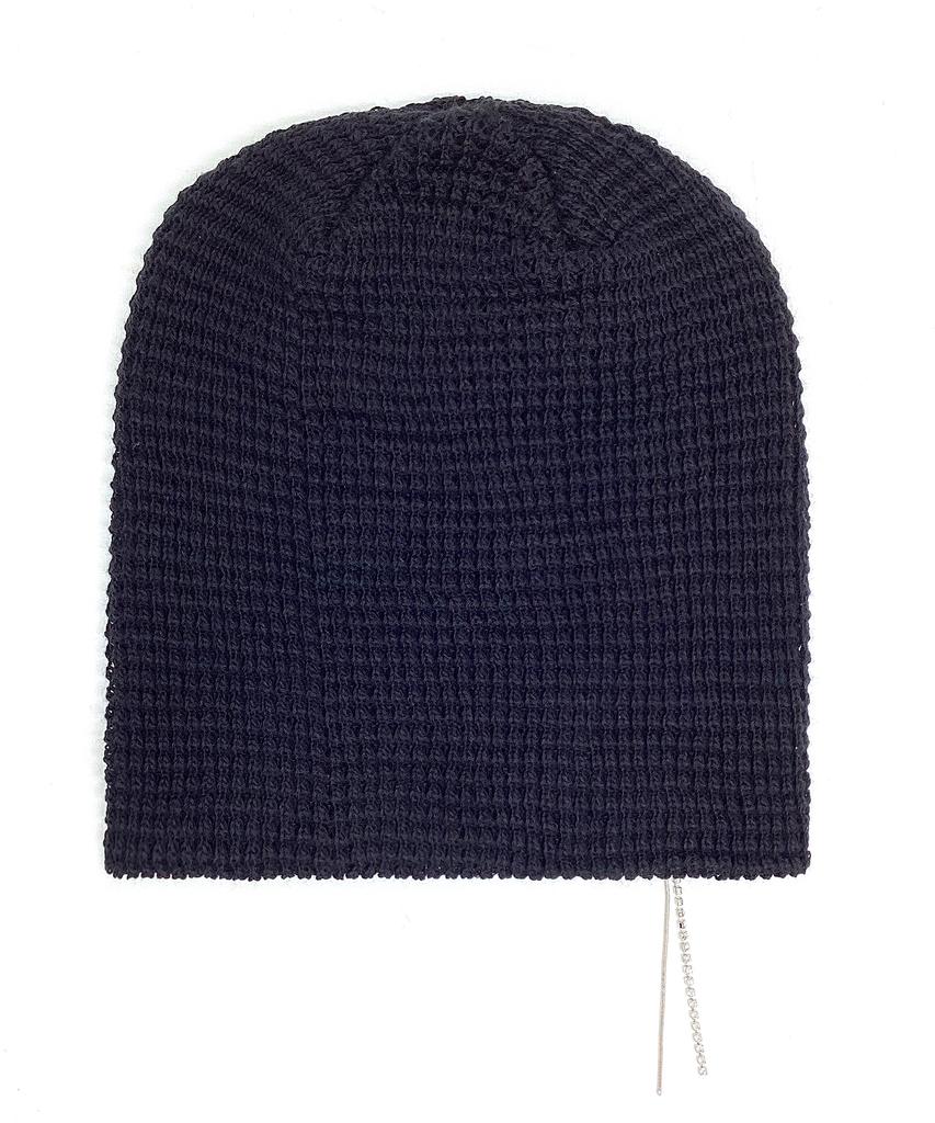 OTHER-worldly Ribbon Chain Beanie [Black]
