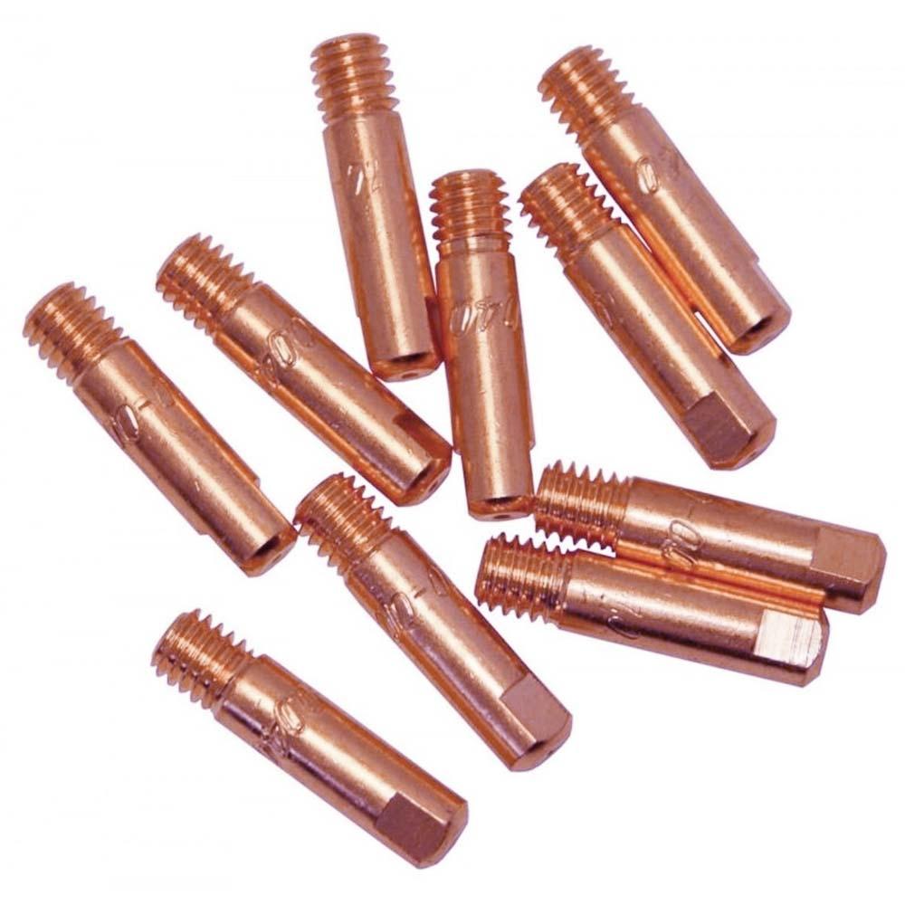 Precision M6 Welding Contact Tips 10pcs 0 6 1 2mm Style Torch Compatible