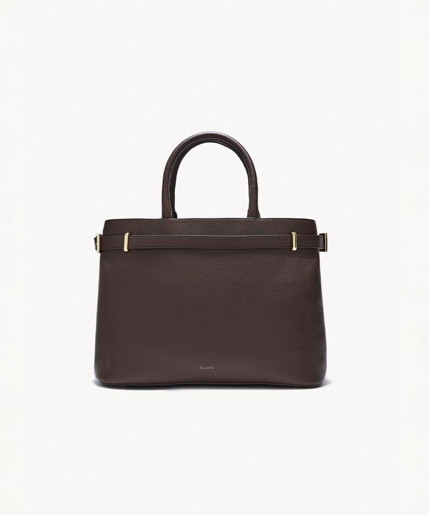 Clave Olivia Brown Tote Bag