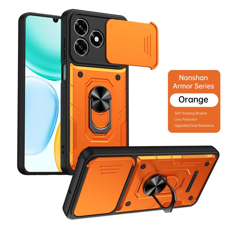 Shockproof Armor Case For Honor 600 Lite 5G Camera Lens Protection Fundas For Honor 600Lite 5G Magnetic Holder Ring Cover Coque
