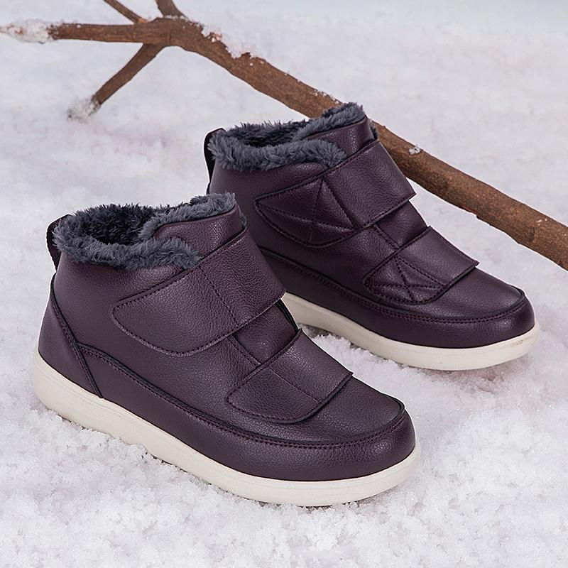 Winter Snow Boots Women Casual Shoes Non-slip Waterproof Platform Ankle Boots Boots with Thick Fur Thigh High Boots Botas Mujer