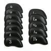 Intech 12-Piece Thick Synthetic Leather Golf Iron Headcover Set for All Brands (TaylorMade, Callaway, Ping, Titleist, Cobra, and More)