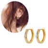 Geometric Hoop Earrings for Women Fashionable Square Ear Rings Exaggerated Ear Pendants Elegant Evening Party Jewelry