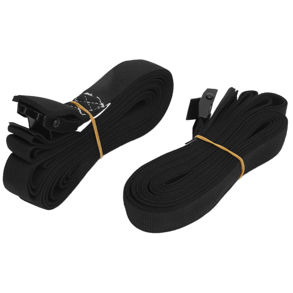 2 Pcs Surf Roof Kayak Strap Surfboard Canoe Tie Down Straps for SUP Trucks Luggage3.6M