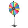 914 mm Spinning Prize Wheel, 18 Slots Spinning Wheel with Stand, Adjustable Height Win Fortune Roulette with a Dry Erase and 2 Markers, 6 Colors, Easy