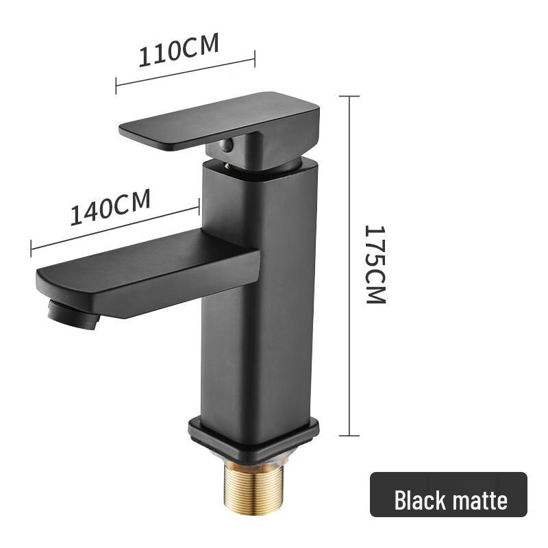 TLXT Gunmetal Grey Basin Faucet