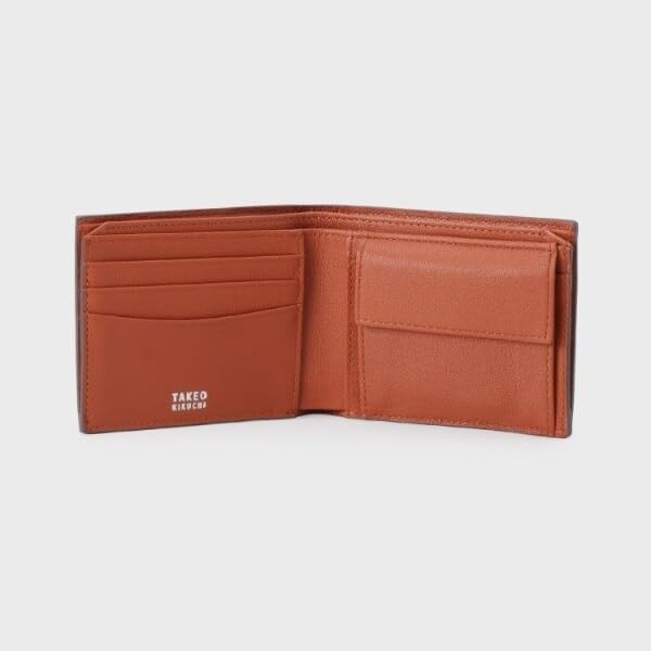 Takeo Kikuchi Goatskin Bifold Wallet 07004401 Men's Black (519) 00