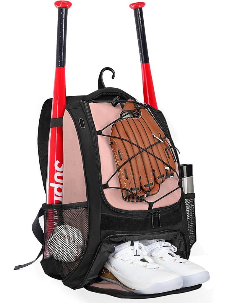 GO Baseball Softball Backpack for Training & Competition - Outdoor Sports Equipment Bag for Children & Adults