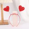 Headband Red Love Headband Confetti Hair Hoop Valentines Day Headdress  Birthday Party Glass