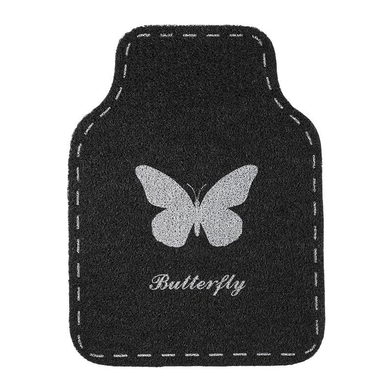 Universal Cute Women Car Coil Floor Mat Main Driver Vehicle Interior Foot Pad