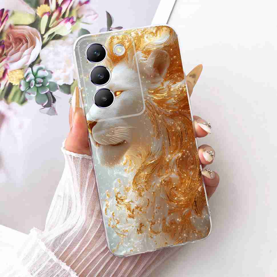 For Vivo Y100 IDN 5G Case New Fashion Painted Cover Silicone Soft TPU Fundas For Vivo Y200e Y 200E 100 Phone Case Coque