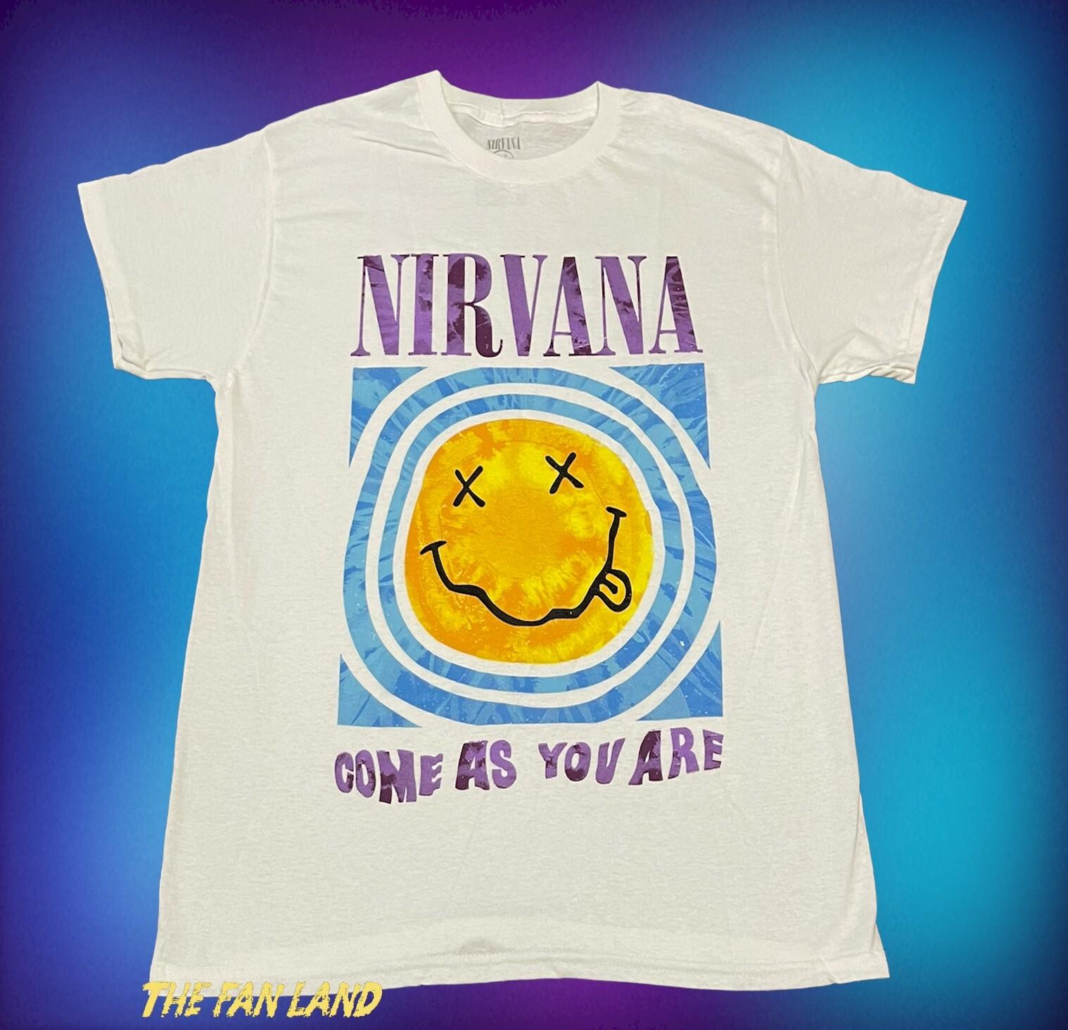 New Nirvana Band Come As You Are 1993 Mens Grunge Vintage T-shirt M