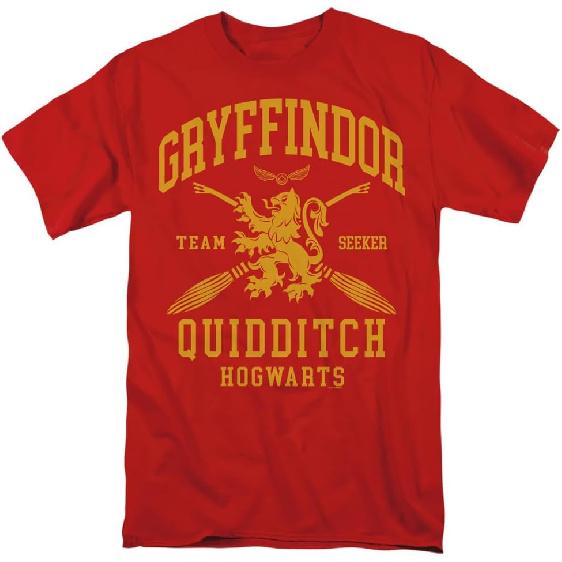 Harry Potter Hogwarts Häuser Quidditch Team Unisex Erwachsenen T-Shirt