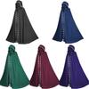 Cape Hooded Halloween Cosplay Costume Medieval Style Unisex Multiple Size Colors