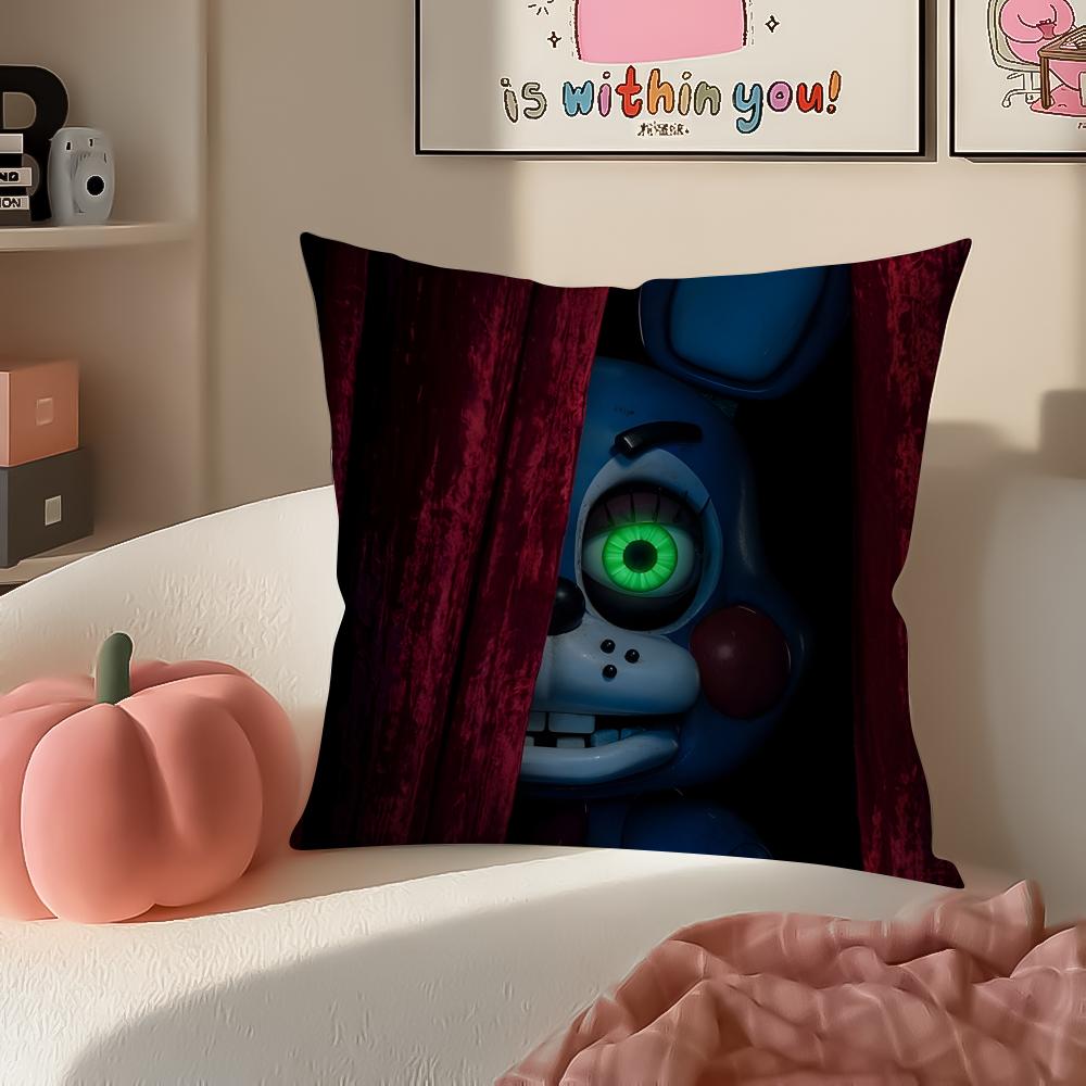 

Чехол на подушку Игровой хоррор FFive Nights at Freddys Наволочка Короткий плюш Невидимая молния Для комнаты Дивана Чехол на подушку 30X30cm