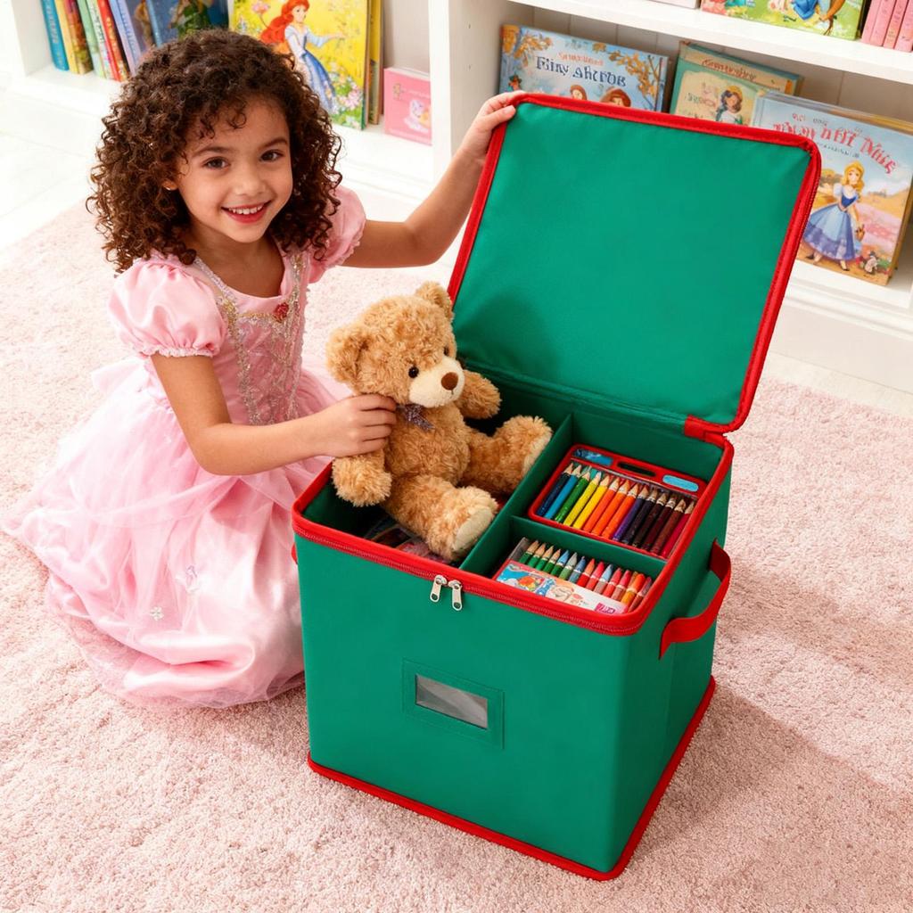 64Grid Baubles Storage Box Christmas Balls Storage Xmas Tree Decorations Organizer Bauble Storage Divider Toys Storage Box