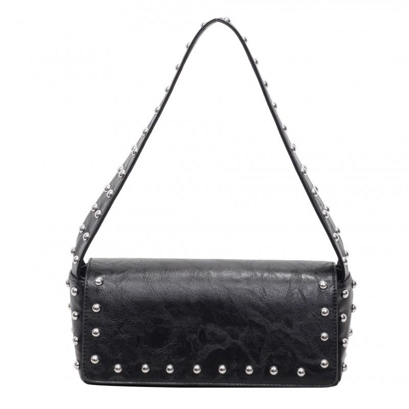 French Niche Rivet Bag Women's Retro All-match Commuting Stick Underarm Personalized Shoulder