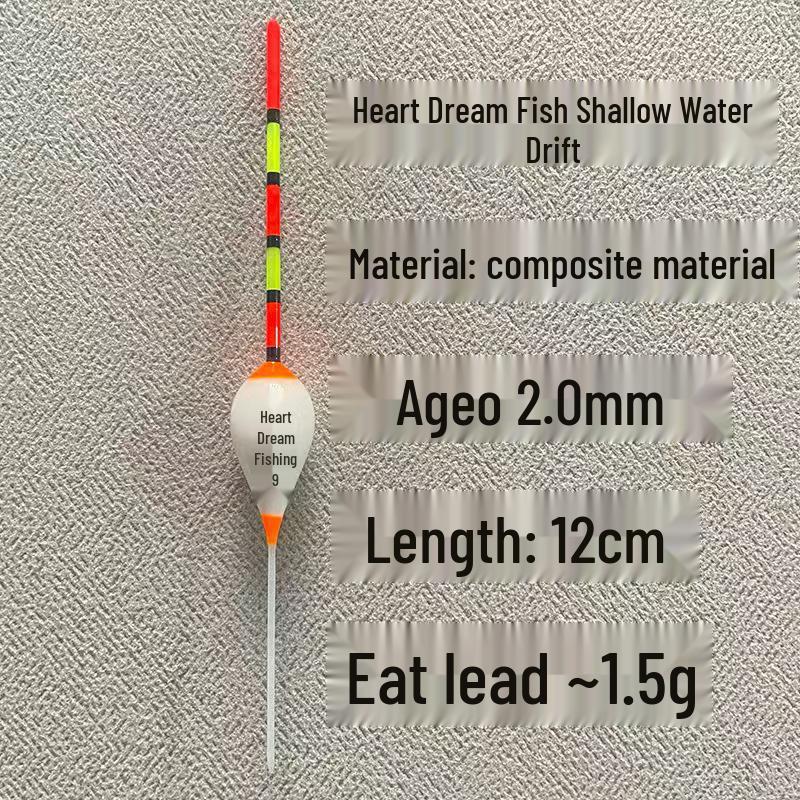 Flacher Wasserköder für Steinfische und Karauschen - Kurzer Winter-Schwimmer für Kleinfische.