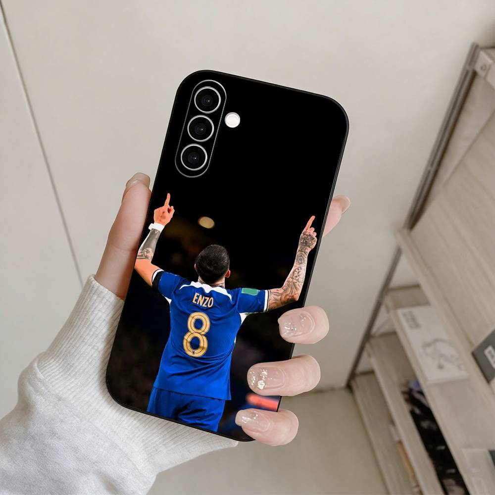 Enzo Fernandez Phone Case For Samsung Galaxy A73,A72,A71,A70,A53,A52,A51,Others Soft Black Cover