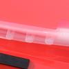 Large Capacity Waterproof File Transparent Folder Press Button Plastic Data Document Bag Pocket Storage Office Supplies