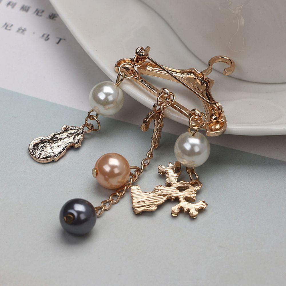 Christmas Crutch Enamel Snowman Elk Deer Crystal Hanger Brooch Pin Rhinestones Drying Racks