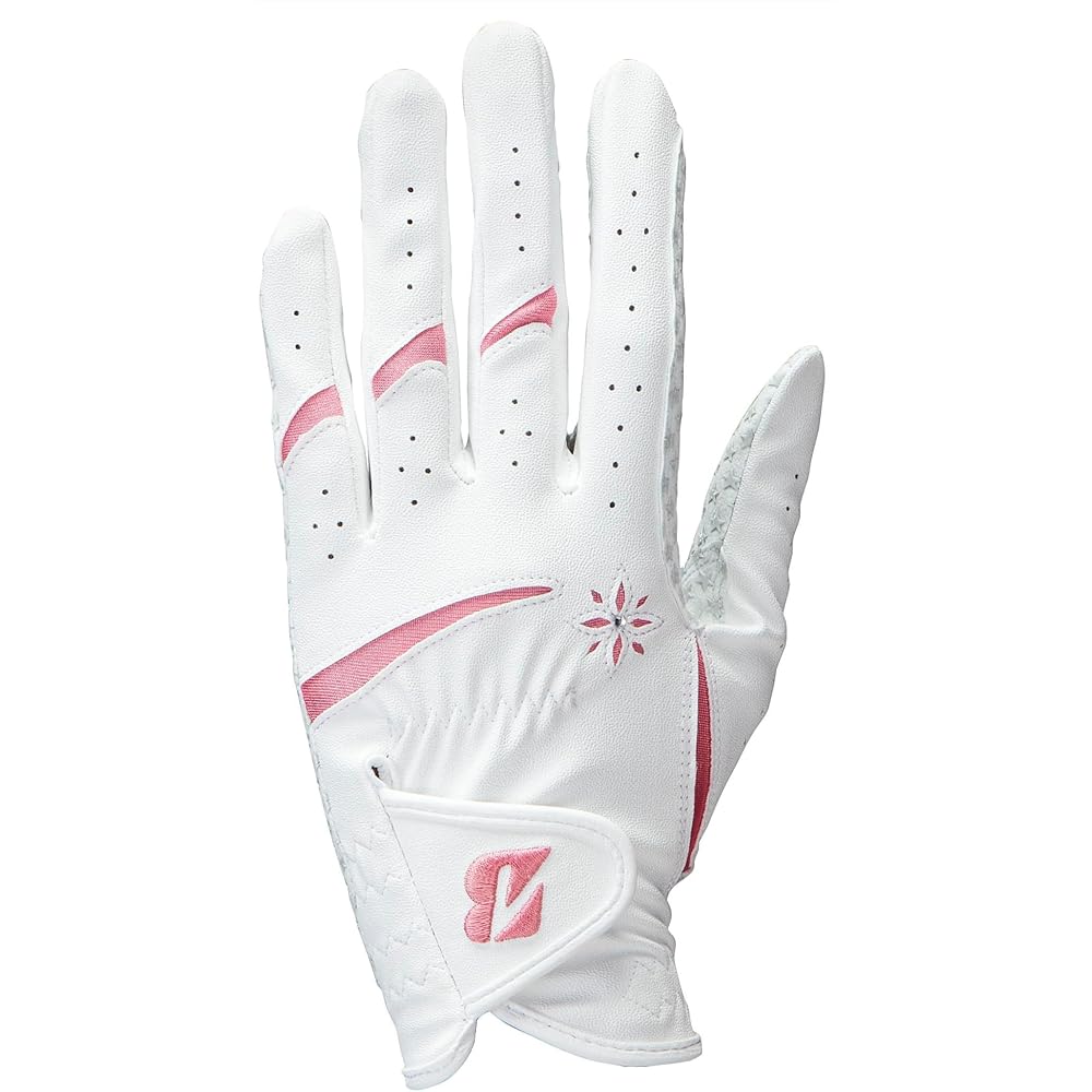 Bridgestone Ultra Grip Lady Golf Glove White/Pink Left Hand 20cm Women's