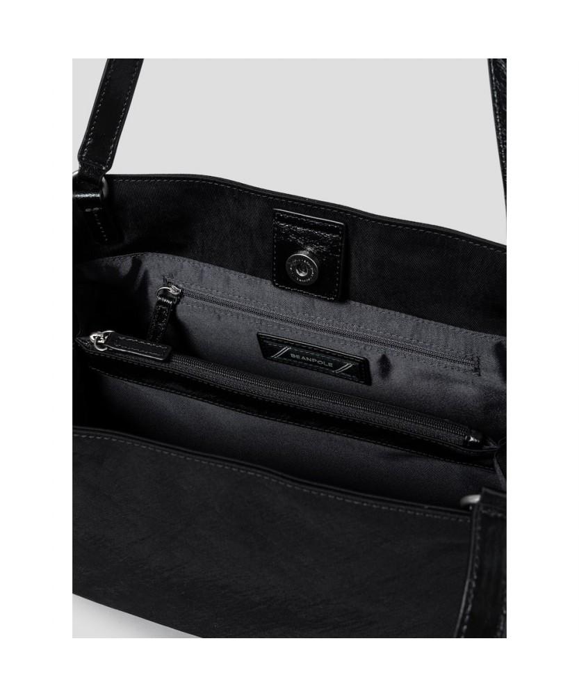 Beanpole Accessory Nora Flap Shoulder Bag Black