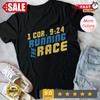 Kör loppet 1 Kor 9 24 Kristna Löpare Jogging Outreach Unisex T-shirt.
