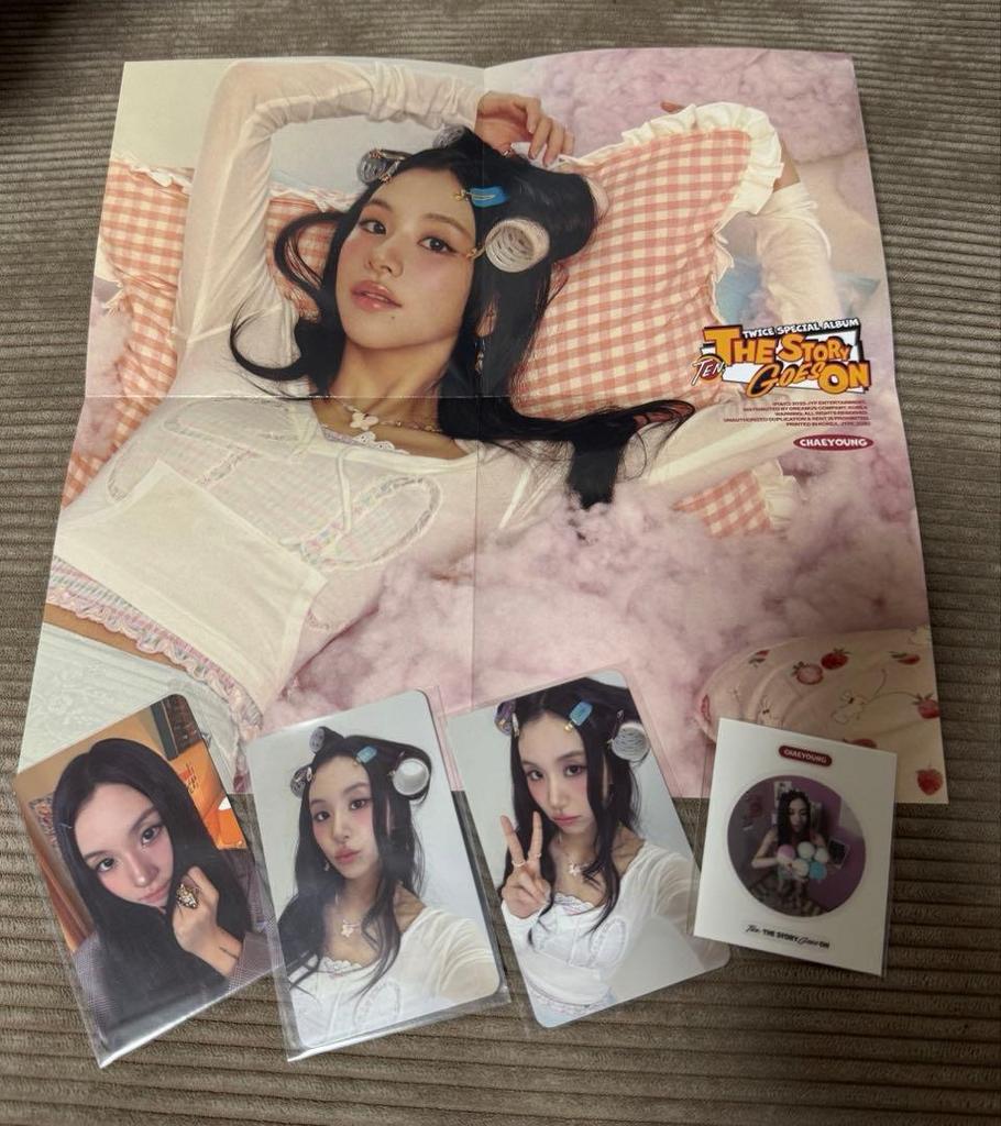 [USED] TWICE Goes On Chaeyoung Trading Card Poster Sticker