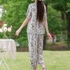 Elegant Women's Pants Sets Summer Casual Two Piece Set for Woman Vintage Clothes