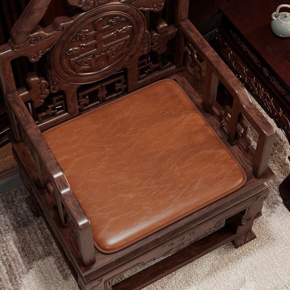 40×40cm/45×45cm PU Leather Seat Cushion High Resilience Seat Cushion Pad Chair Seat Pad