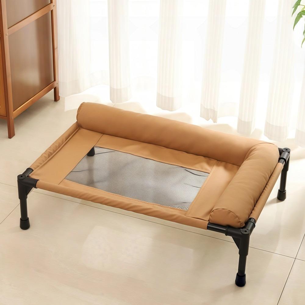 Moisture-proof Elevated Cat Dog Bed with Skid-Resistant Feet Outdoor Pet Bed  Four Seasons