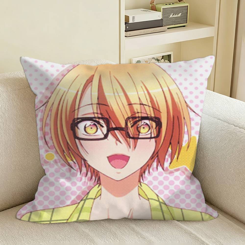 BLIzumi Sena From Love Stage Square Sofa Pillow Cover Solid Color Living Room Home Decor Cushion Case
