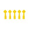 Silicone Caulk Nozzle Tips Kit, 5 Sizes 3/5/8/10/12 mm, Replacement Sealant Applicator Nozzles for Caulk