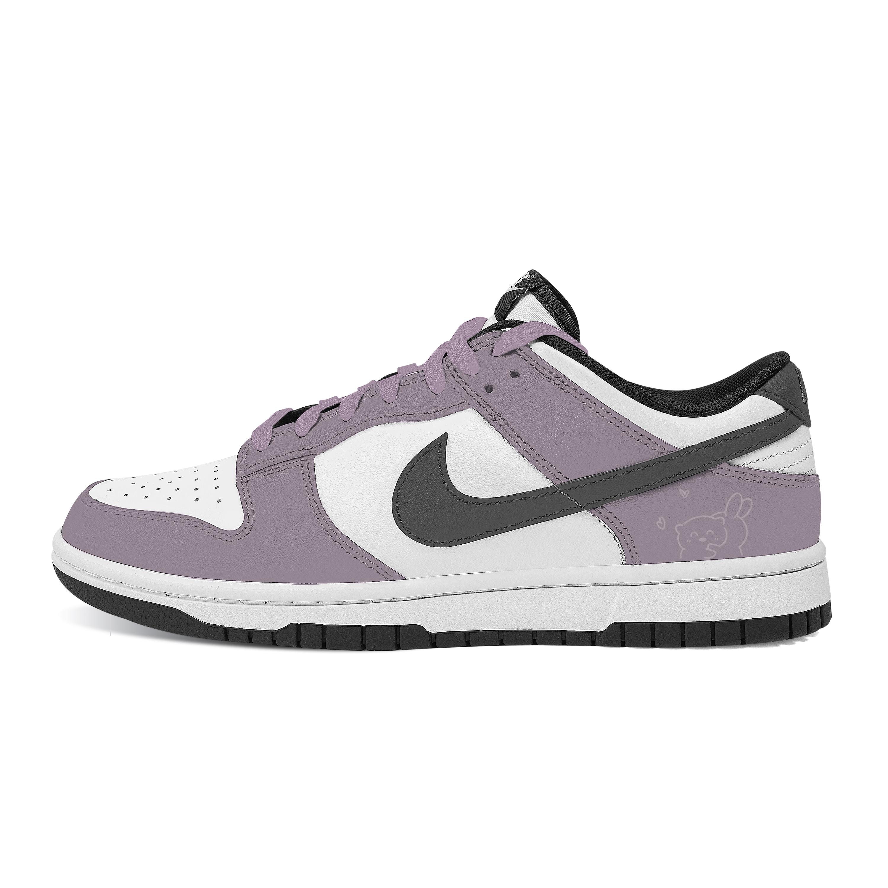 

Nike Dunk Hugging Abrasion Resistant Low top Skateboard Shoes Unisex Purple DD1391-100(Team529-) 44.5