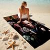 1Pc Halloween Horror Icons Beach Towel Quick Dry Multiuse For Beach Pool Gym Yoga Home Travel Christmas Halloween Xmas Gift L1464