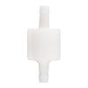 6 Mm Inline Check Valve, Heating Oil, Water, Gas,  , Disposable, Non-returnable,   White Plastic, Easy for Water, Petrol, Oils