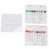 Acrylic Paint Markers 24 Colors Marking Pens Set Direct Liquid Type Watercolor Art Supplies White Penholder