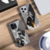 The Moon And Astronauts For IPhone 16 Pro Max 15 Pro 14 13 12 Mini 11 XS M Ax XR 7 8 Plu SE 2022 Tempered Glass Phone Case