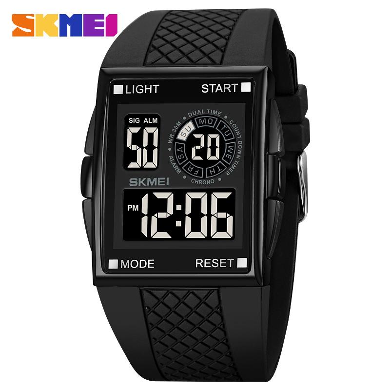 Timing waterproof brand luminous sports watch multi-functional student electronic watch male