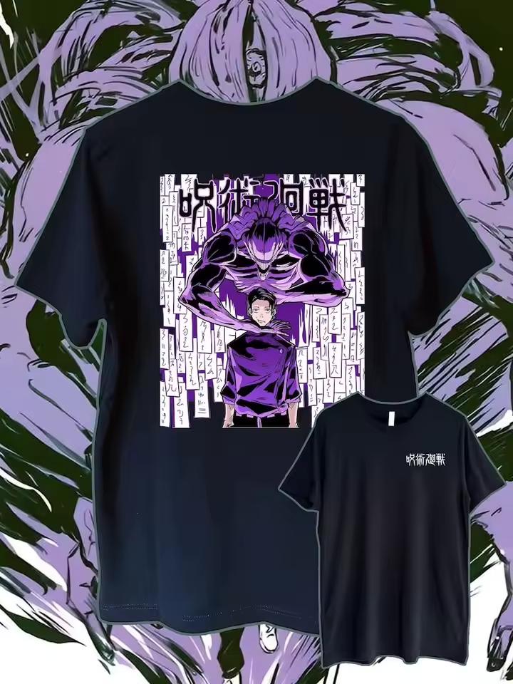 Jujutsu Kaisen Anime Yuta Okkotsu Printed T shirt Men's and Women's T shirt Men's Top Sports T shirt 2026 Summer New Tee